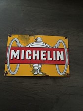 Vintage Style Enamel Sign Michelin Tyres enamel sign porcelain 12”x8”