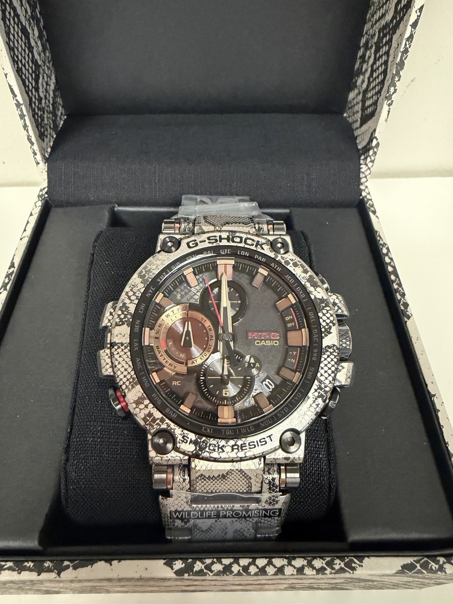 Casio G-SHOCK MTG-B1000WLP-1AJR 51.7mm Stainless Steel Snake