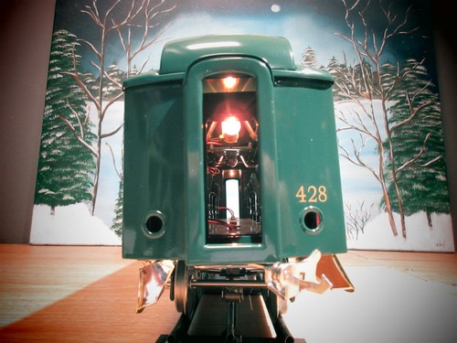 LIONEL 11-40089B STANDARD GAUGE 428 PARLOR PASSENGER CAR O.B. NEW. DARK GREEN. - Picture 5 of 12