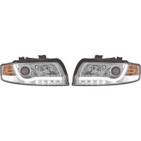 Scheinwerfer Passend FüR Set Audi A4 Baujahr 2000-2004 Klarglas/Chrom