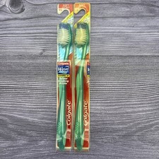 2 LOT Colgate Wave Soft FULL Head 55 Cleaning Tip Toothbrush Twisted Bristles