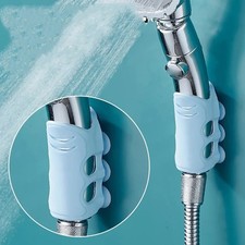 UK Movable Shower Head Holder with Suction Cup Adjustable Bathroom Hook Silicone