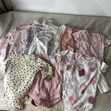 Baby Girl Size 9 Months Sleepers 9 Pieces Assorted Lot Carters Others Penguin