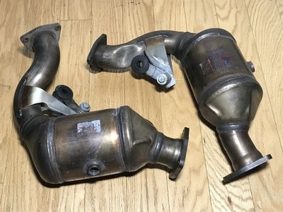 14 Audi Q5 SQ5 S4 S5 A6 3.0L OEM Exhaust Header Pipe Manifold Converter Set