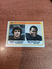 1978 Topps - League Leaders Walter Payton, Mark van Eeghen #333