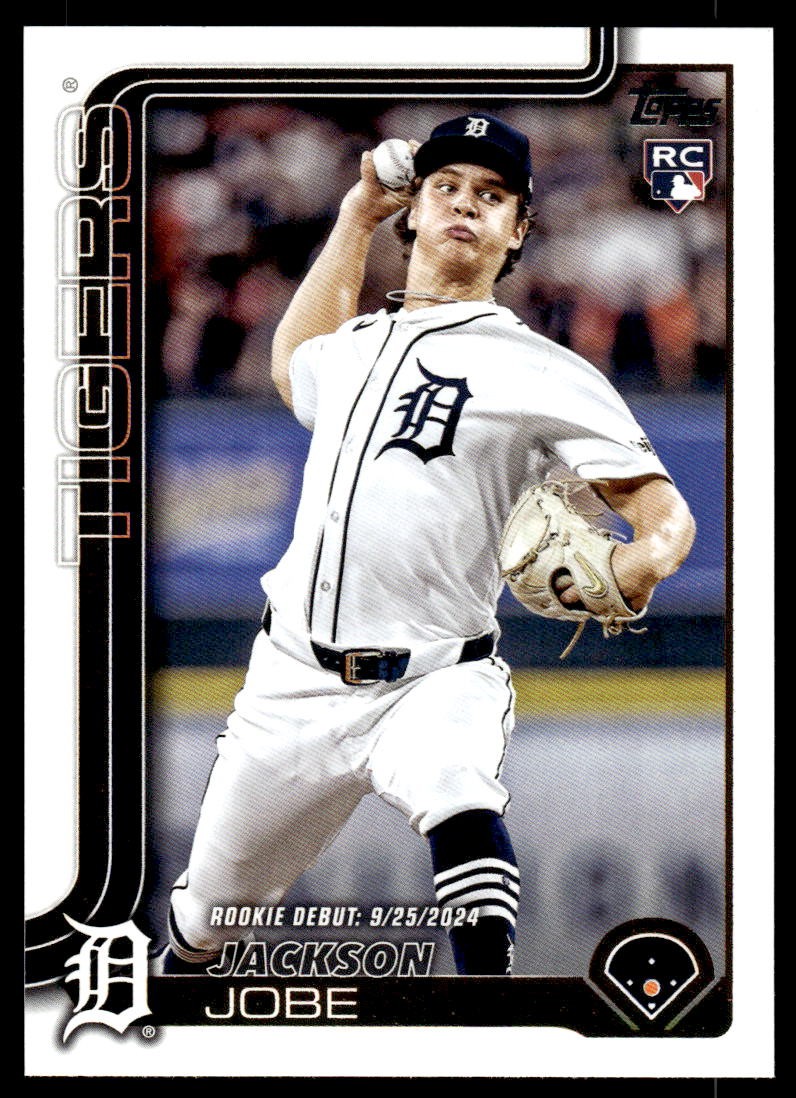2025 Topps Update Jackson Jobe #US193 Rookie Debut Detroit Tigers