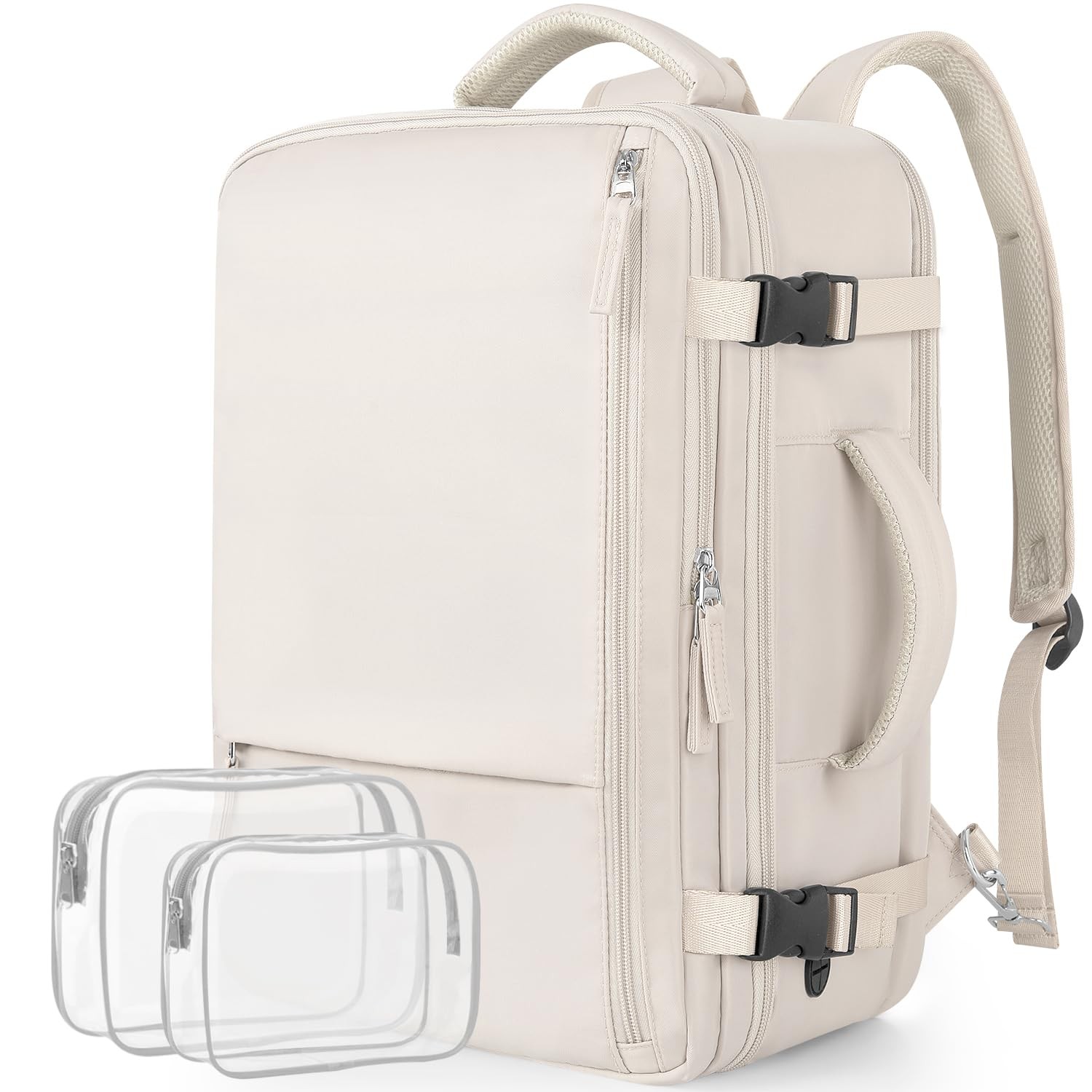 Women's Large Waterproof Travel Backpack - Spacious Carry-On for Trips-image