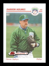 1991 Line Drive AAA Denver Zephyrs 141 Darren Holmes BXCP30