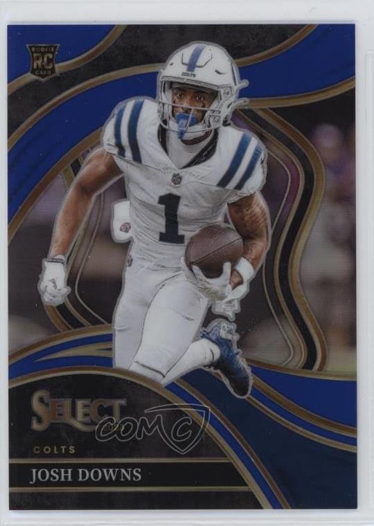 2023 Panini Select Club Level Blue Prizm 47/99 Josh Downs #251 00em