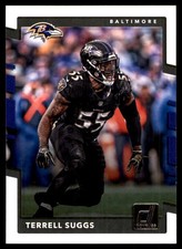 Terrell Suggs 2017 Donruss #43 Baltimore Ravens NFL READ FREE SHIP AutographDen