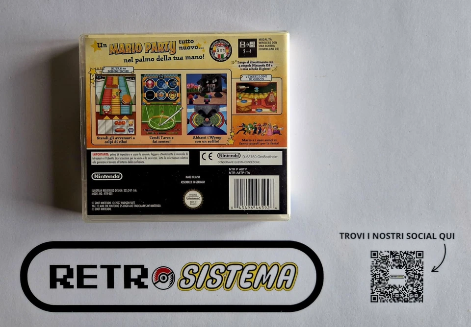 Nintendo DS Mario Party DS PAL italiano buone condizioni minigames compilation - Immagine 2 di 3