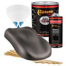 Hot Rod Flatz Meteor Gray Metallic Gallon Kit Urethane Flat Auto Car Paint Kit Hot Rod Flatz Meteor Gray Metallic Gallon Kit Urethane Flat Auto Car Paint Kit