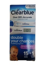 Clearblue Advanced Digital Ovulation 1 Pregnancy Test Kit 16 Tests