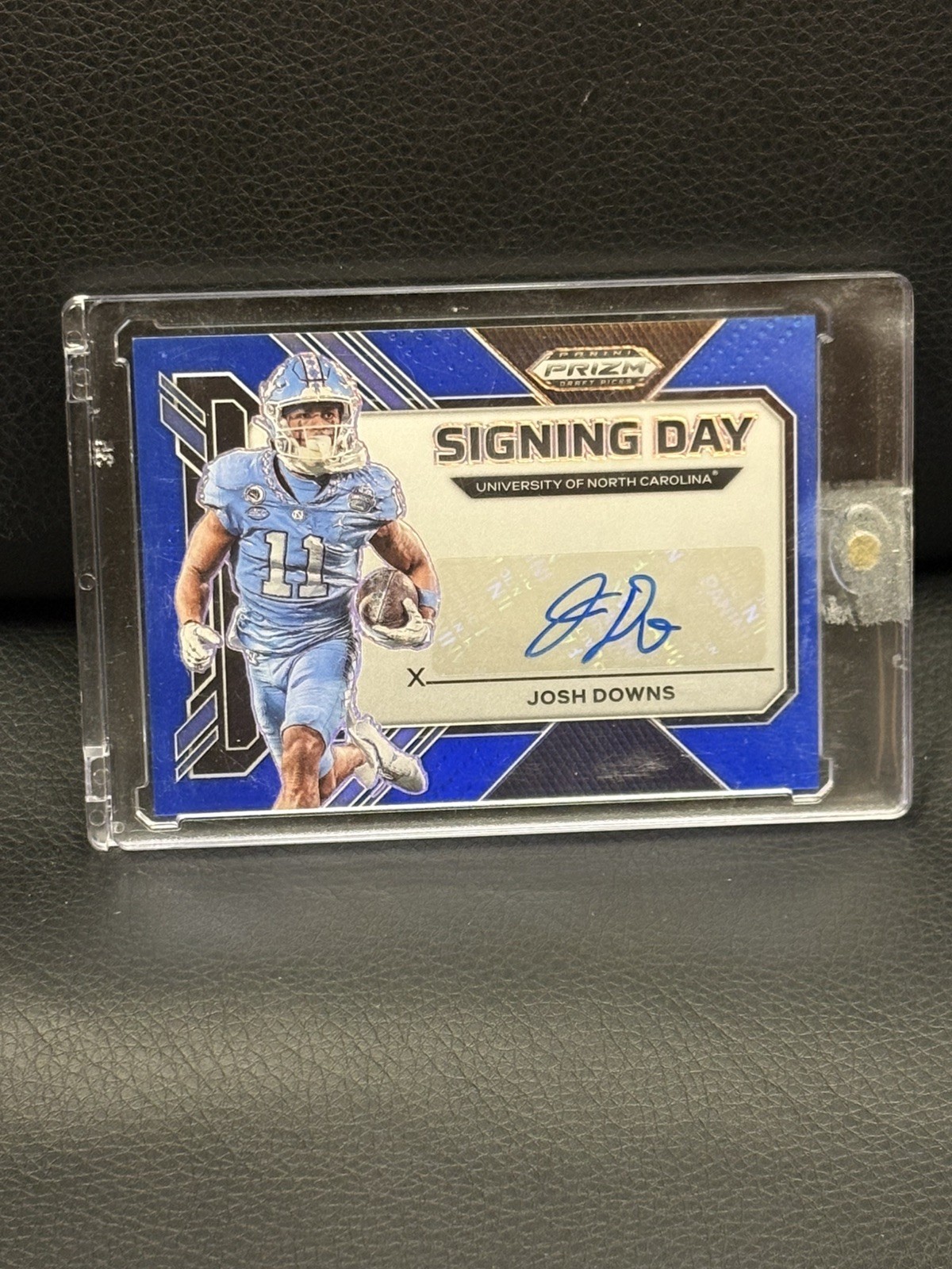 2023 Prizm Josh Downs RC SIGNING DAY BLUE PRIZM AUTO /75 🔥 COLTS
