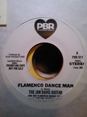 The Jan Davis Guitar, Flamenco Dance Man ~ NM 1978 PBR promo 45