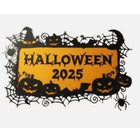 Plastic Halloween 2025 Display Board – Perfect for Seasonal Wall Decor