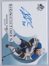 2024-25 24-25 SP Authentic Sign of the Times Brandon Saad Auto