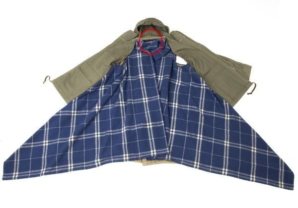 COMME des GARCONS Drape check docking military ja… - image 10