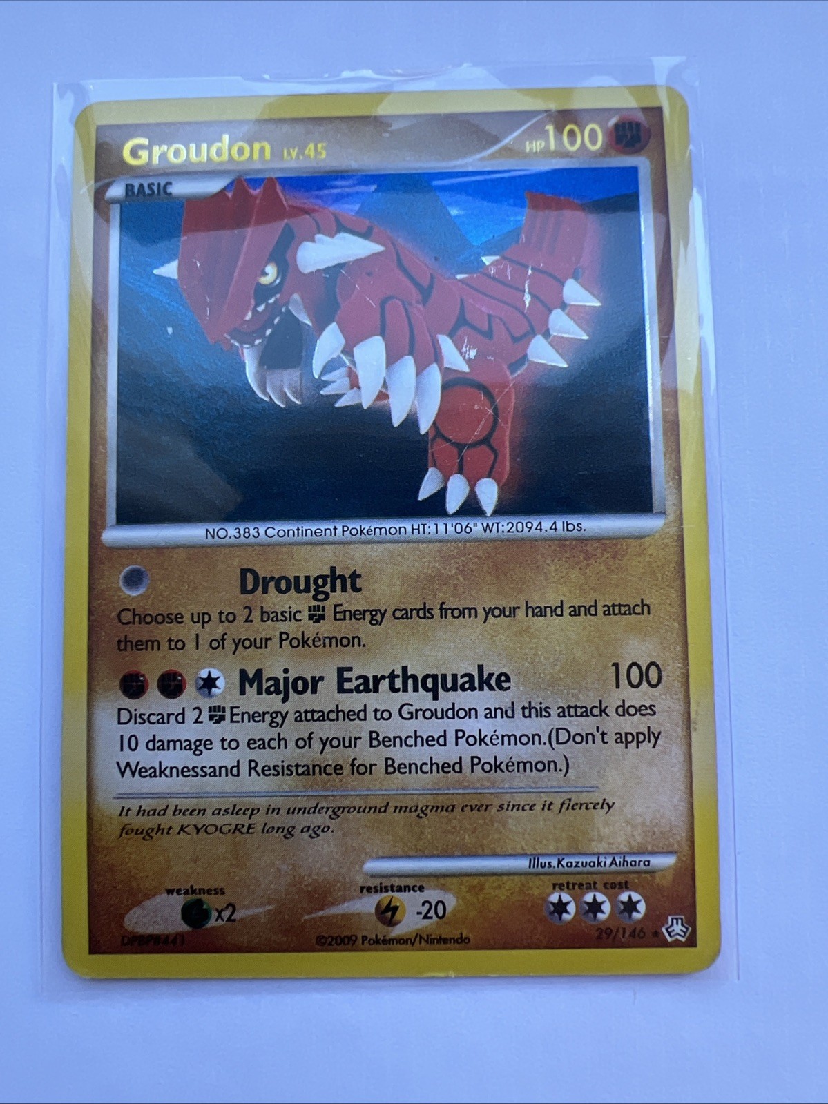Groudon 29/146 Rare Pokemon Card NM