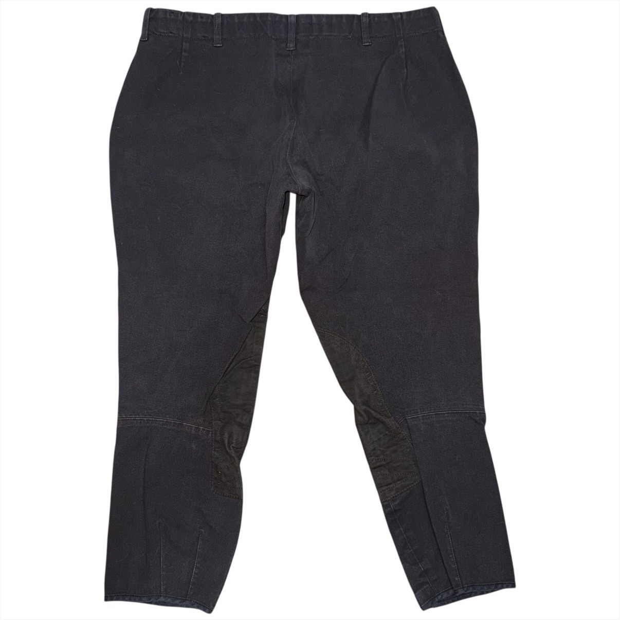 Tailored Sportsman 1965 Breeches 32 R Brown Side Zip Knee Patch USA Riding Pants