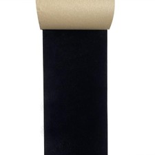 Adhesive Black Velvet Felt Fabric Liner Drawer 4.7"W x 98"L,