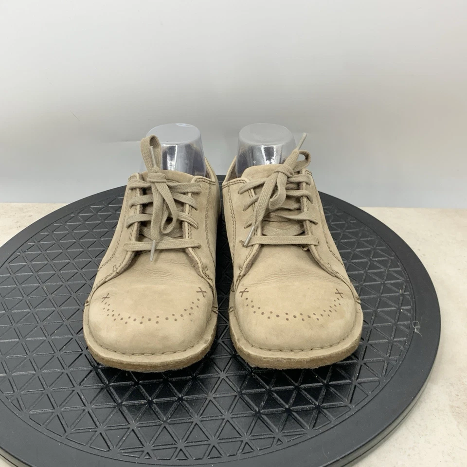 Keen Tenis Mujer Talla 8 Zapatos Cuero Marrón Sierra Con Cordones Oxford Crepé Foto 2 de 4