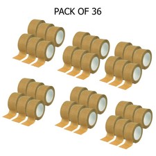 Brown Kraft Paper Tape Packing Self Adhesive 48MMx50M Strong Package Parcel Tape