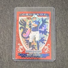2025 Panini Rookies & Stars Crusade Red Plaid Riley Leonard Colts #18