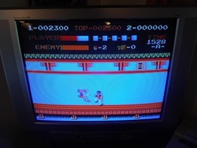 Lotto giochi azione/combattimento NES Bayou Billy Kung Fu Trojan Capcom Nintendo testati