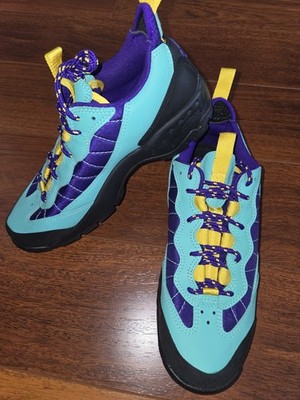 Nike ACG Air Mada Shoes Mens Size 9 Teal Purple Black Trail Hiking VVNDS Tried O
