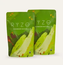 New RYZE Organic Mushroom Matcha 2 Pack 100% Authentic