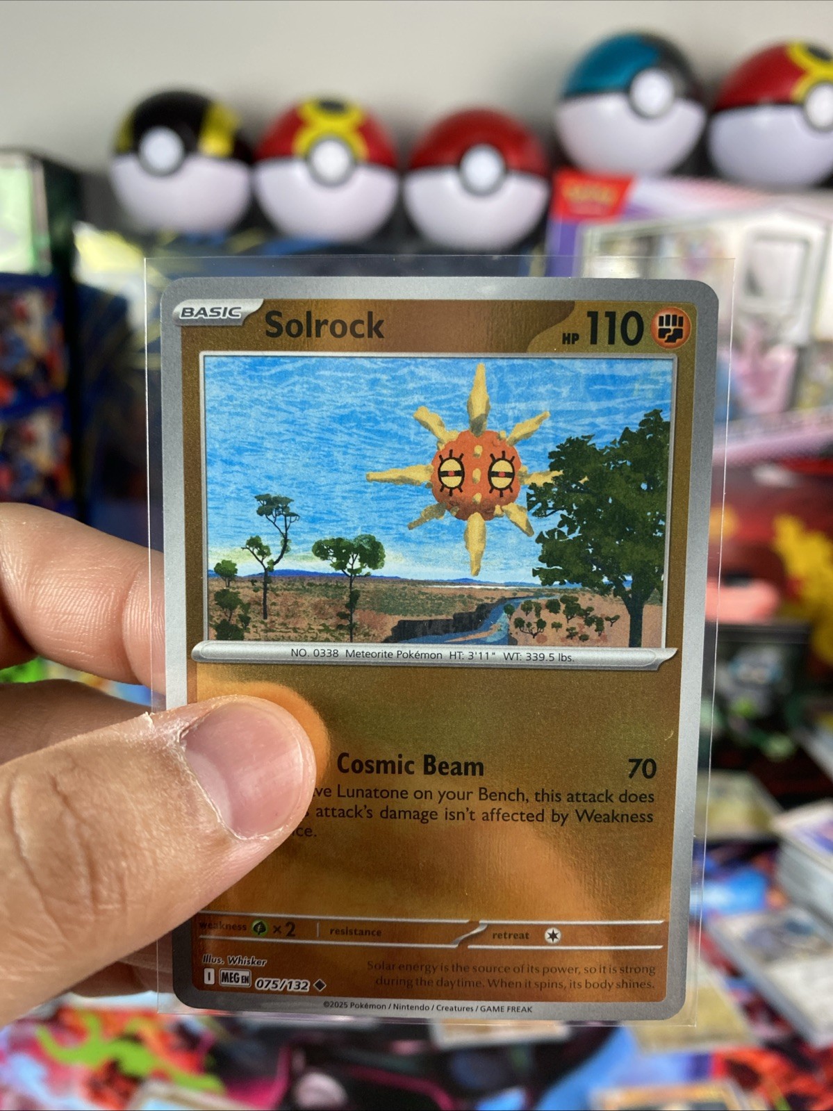 Solrock 075/132 Me01: Mega Evolution Reverse Holo