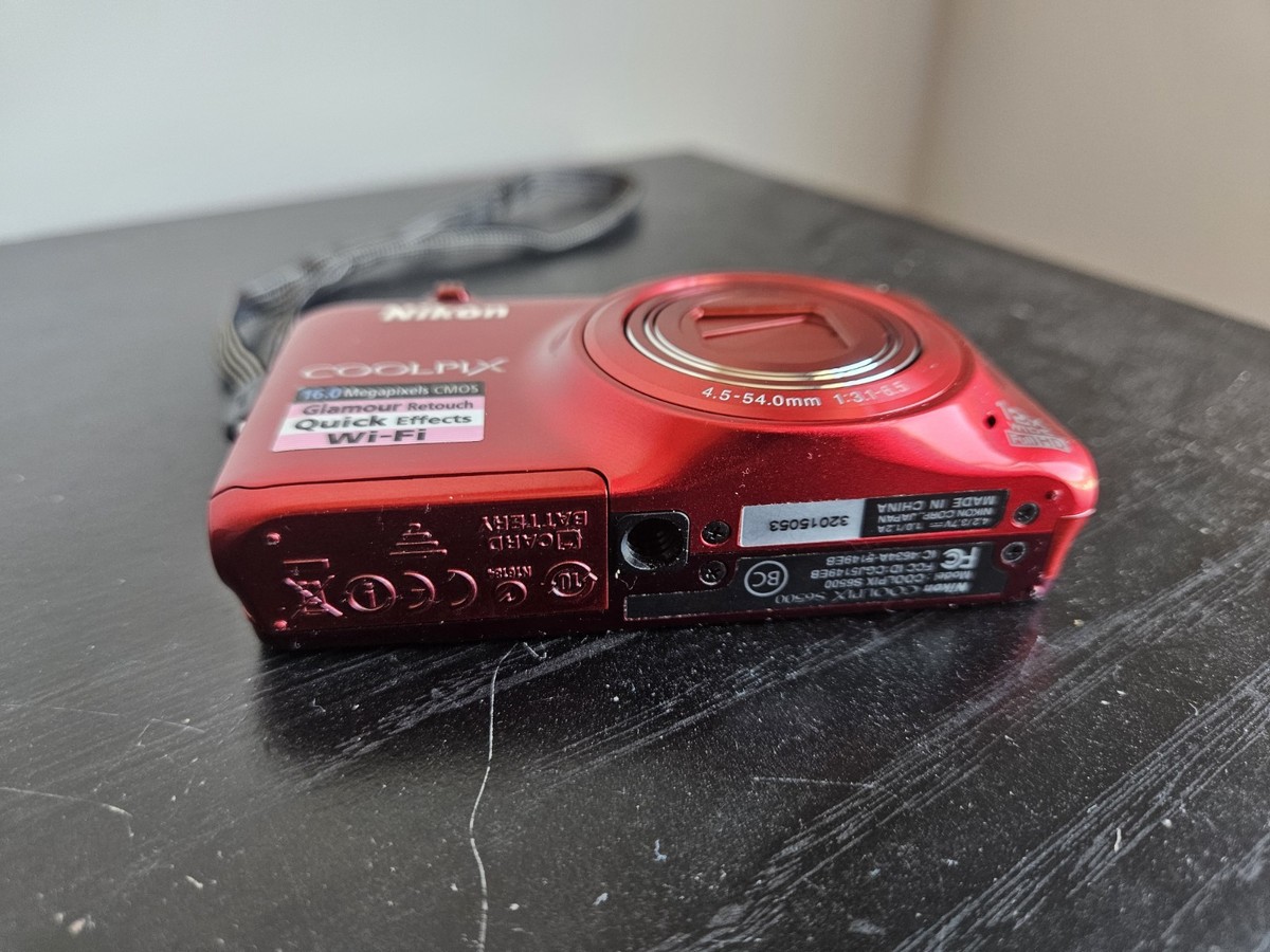 Nikon COOLPIX S6500 16.0MP Digital Camera - Red for sale Nikon COOLPIX S6500 16.0MP Digital Camera - Red for sale