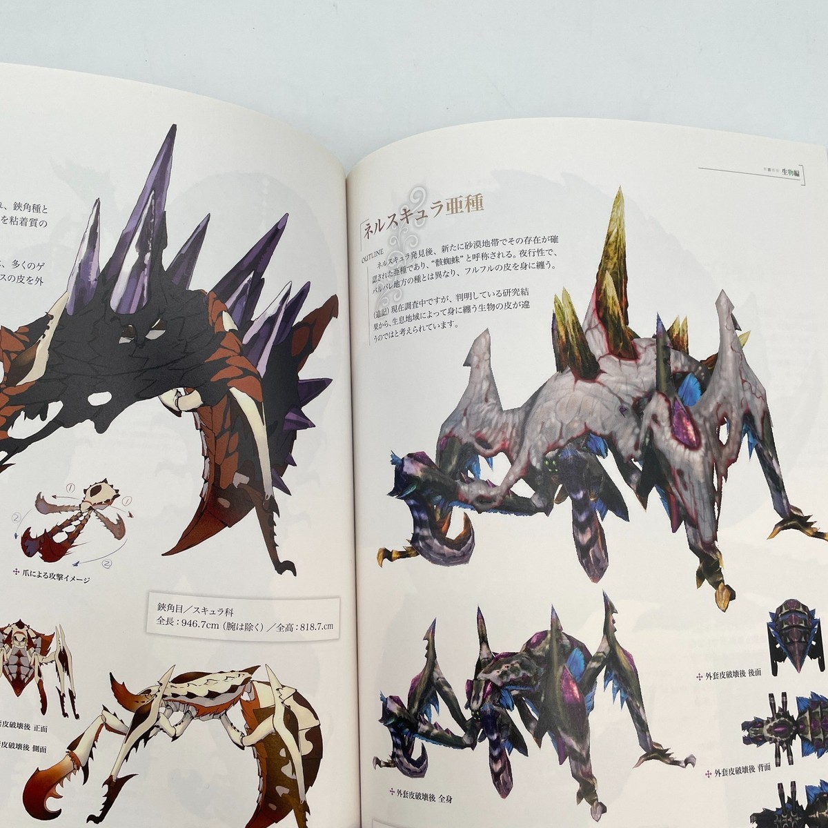 Monster Hunter Hunter's Encyclopedia 4 Book Paleozoic calligraphy