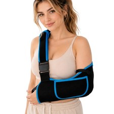 Arm Sling Shoulder Immobilizer Adjustable Brace Left/Right Torn Rotator Cuff