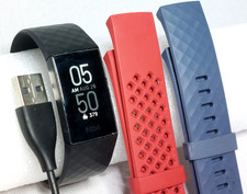 Fitbit Charge 4 GPS Activity Tracker Heart Rate Monitor FB417 Bundle - Tested