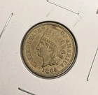 1864 CN Indian Head Cent, MS  60+. (17259)