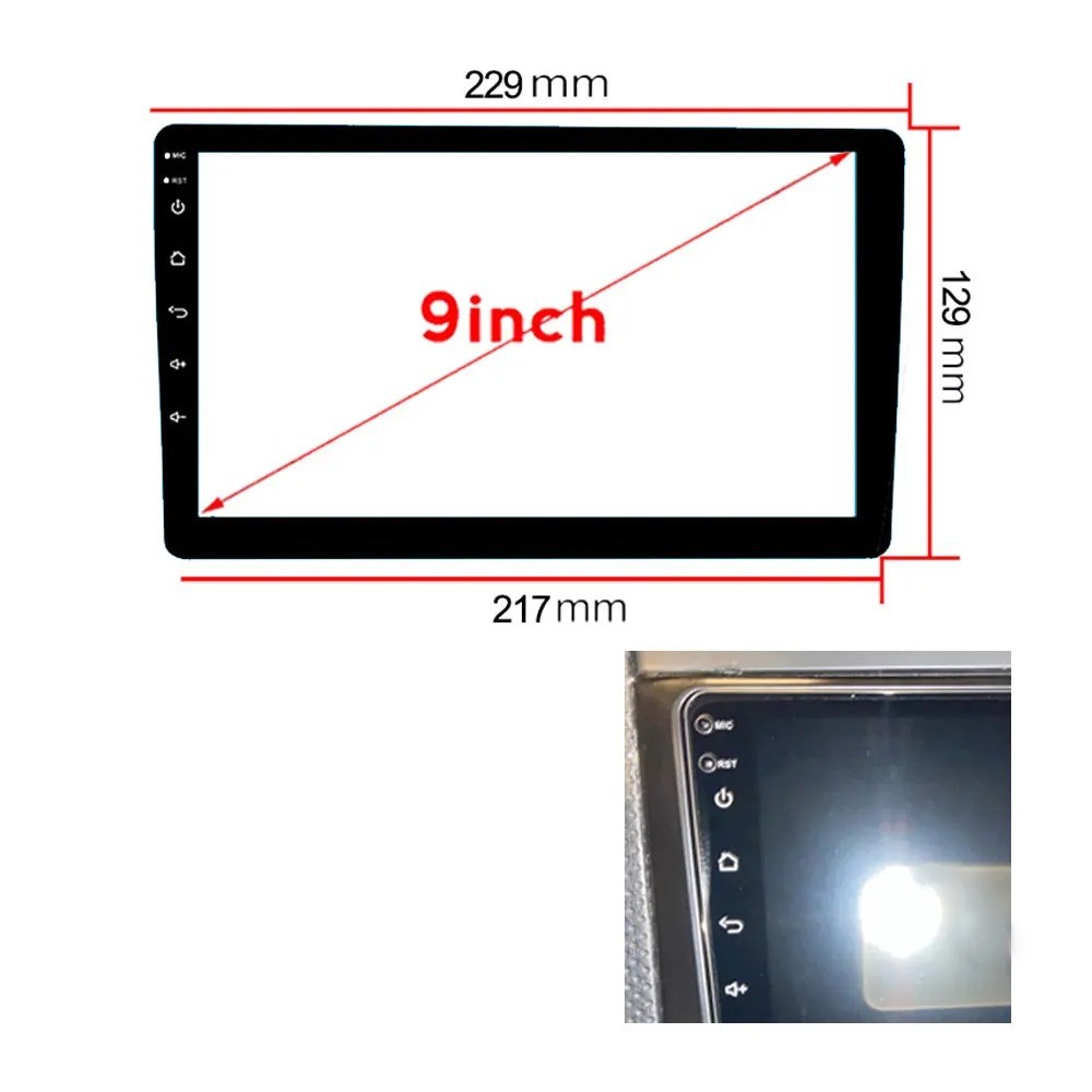 Touch Screen Replacement For 9" Inch 6-Pin Car Stereo Radio GPS Navigation DVD