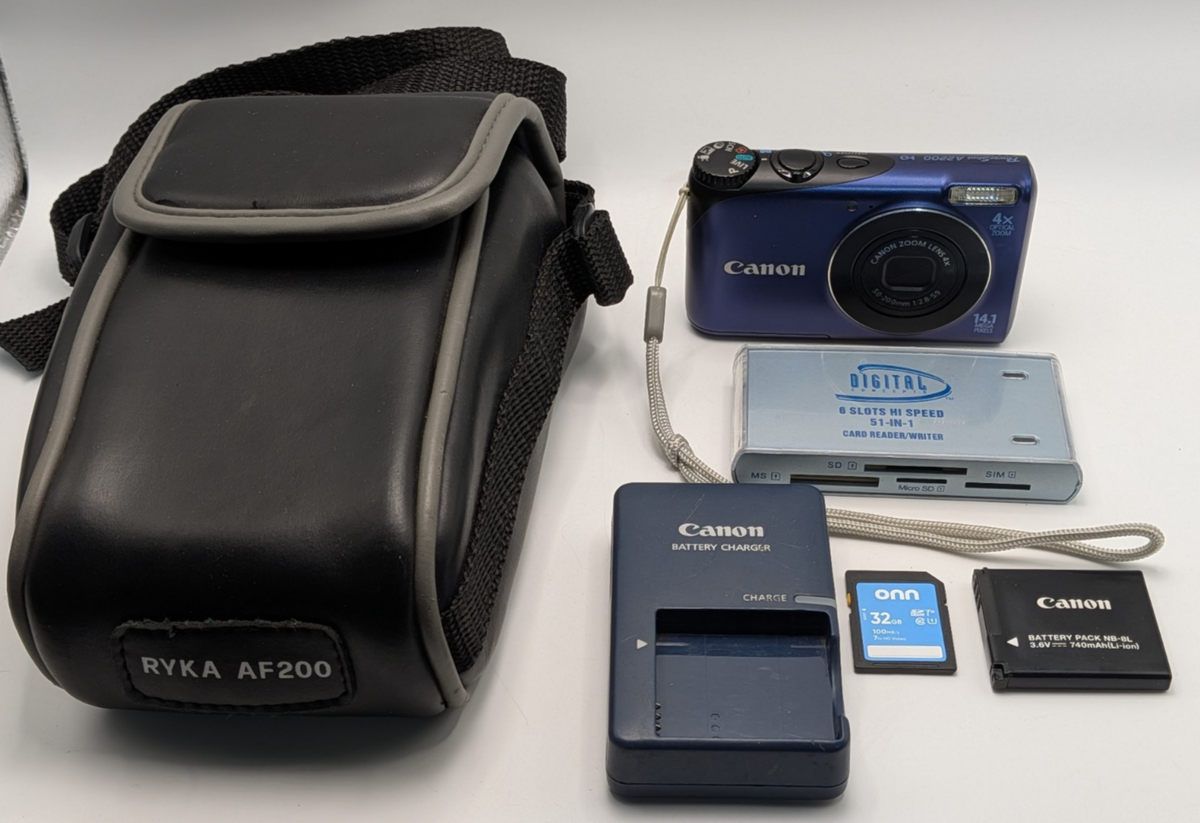 Buy Canon PowerShot A2200 14.1MP Digital Camera - Blue online | eBay