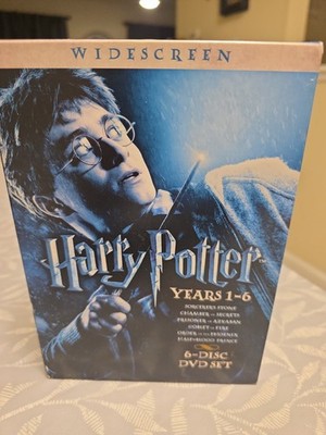 Harry Potter Years 1-6 Gift Set (Widescreen Edition) Complete Good Condition.  