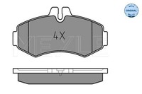 Bremsbelagsatz Scheibenbremse Hinten Meyle 025 231 3814 PD FÜR Mercedes
