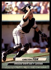 Carlton Fisk 1992 Ultra #33 White Sox MLB READ FREE SHIPPING AutographDen
