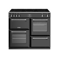 Stoves Richmond 100cm Induction Range Cooker Black ST RICH S1000Ei BK Grade C