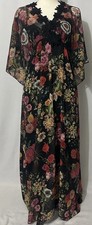 Farm Rio Anthropologie Liana Floral Maxi Dress Size XXS