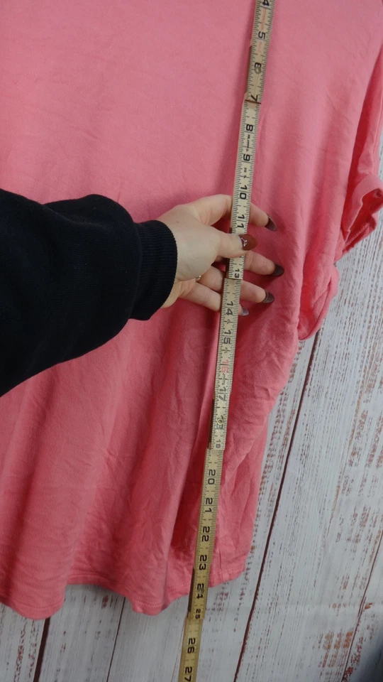 Buffalo David Bitton Top Womens XL Pink Round Neck Casual Pullover - Image 4 of 4