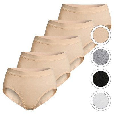 5er-Pack - ESGE - Basic - Damen - Feinripp - Hüftslip - Bequem - Unterwäsche 
