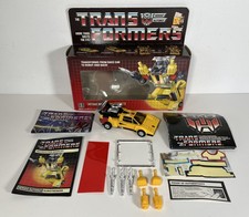 G1 Transformers Sunstreaker 100  Complete Vintage Hasbro 1984 Figure W Box