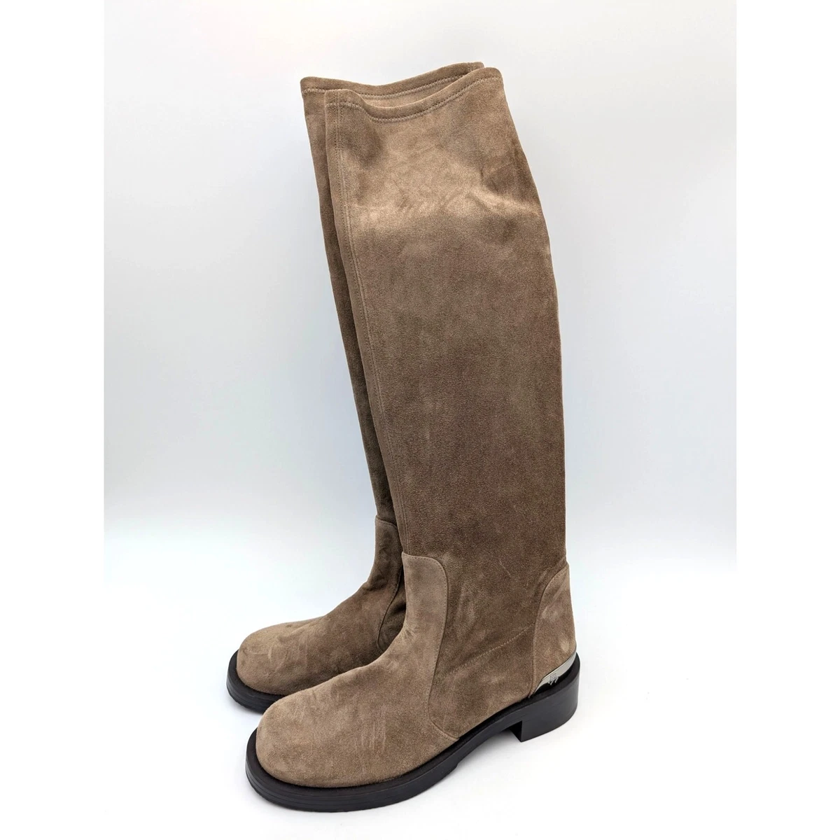 Stuart Weitzman Beige Low (1-1.9 in) Heel Height Boots for 