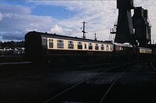 ORIGINAL  35mm Slide BR ‘ FO ‘ 3108 as ‘ Car No. 358 ‘ ( 99358 ). Steamtown ‘85