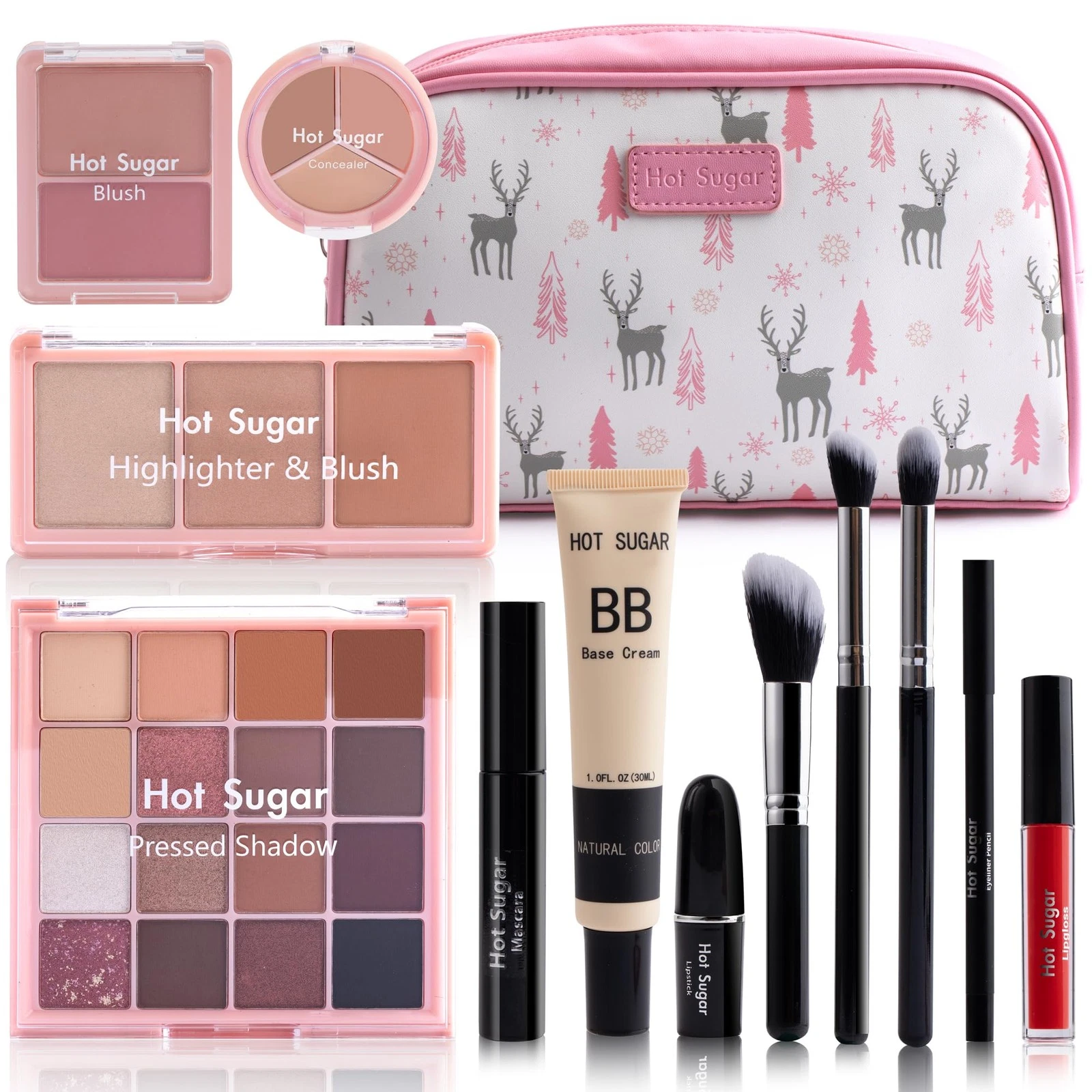 Hot Sugar Travel Makeup Kit All in One, Makeup Kit for Women Full Kit, Makeup...